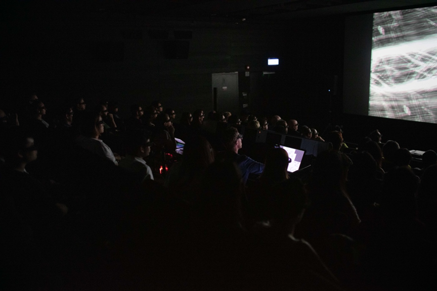 Hattlerizer 4.D, stereoscopic audiovisual live performance at Lightplay