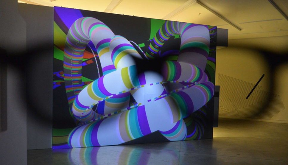 III=III, stereoscopic digital animation installation